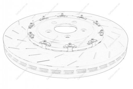 Високоефективний гальмівний диск CHRYSLER / JEEP / DODGE 68184587AE