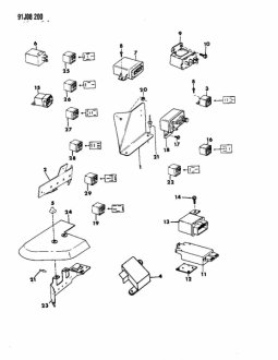 Реле CHRYSLER / JEEP / DODGE 83507045