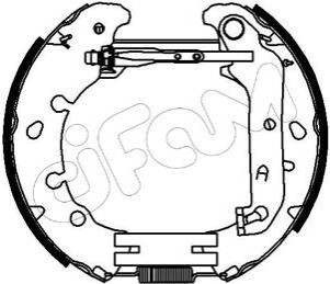 Гальмівні колодки (барабан) Kit premounted, Fusion, Fiesta 95- CIFAM 151228