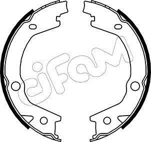 Колодки барабанного тормоза CIFAM 153-184 (фото 1)