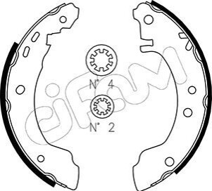 Комплект тормозных колодок CIFAM 153-283