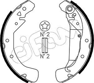 Колодки гальмівні барабанні, комплект CIFAM 153-311