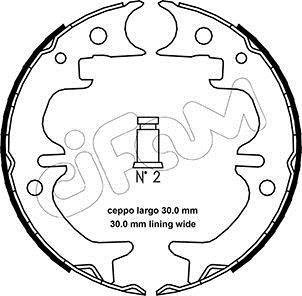 Колодки дискового тормоза CIFAM 153-444 (фото 1)