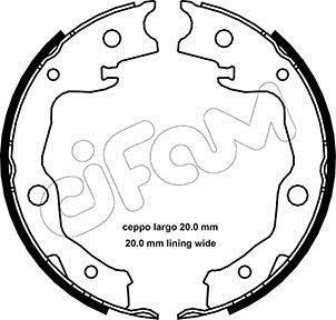 Колодки дискового тормоза CIFAM 153-450