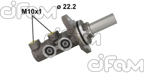 Головний гальм. циліндр COROLLA 1.4 01- CIFAM 2021163