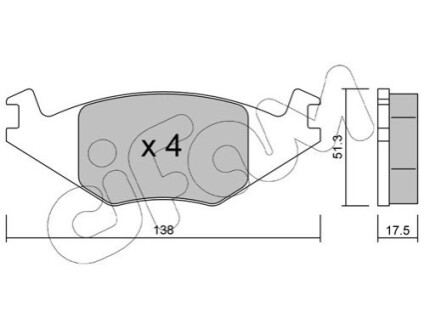 Автозапчасть CIFAM 822-047-0