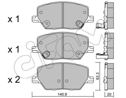 Автозапчасть CIFAM 822-1001-0