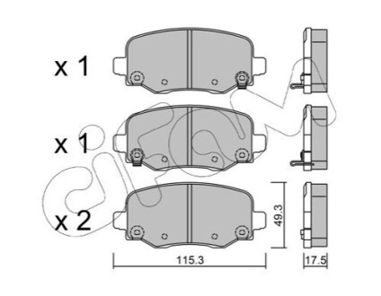 Автозапчастина CIFAM 822-1002-1