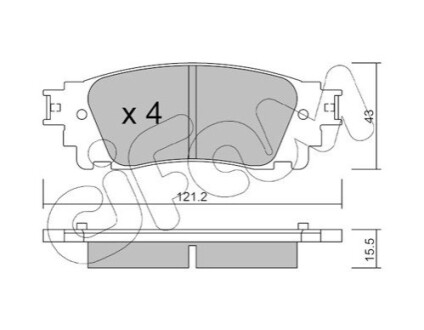 Автозапчасть CIFAM 822-1041-0