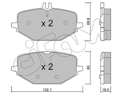 Автозапчастина CIFAM 822-1274-0 (фото 1)