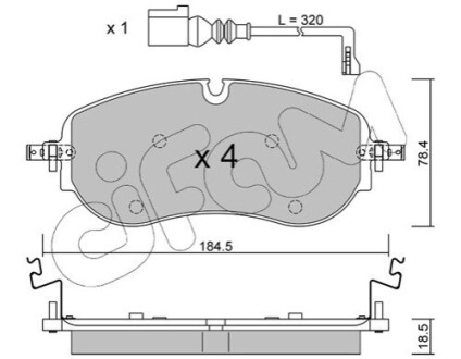 Автозапчастина CIFAM 822-1320-0