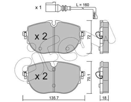 Автозапчастина CIFAM 822-1321-0