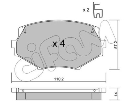 Автозапчасть CIFAM 822-472-0