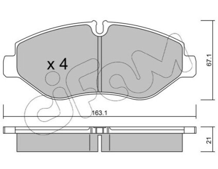 Автозапчасть CIFAM 822-671-1