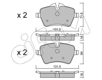 Автозапчастина CIFAM 822-768-0