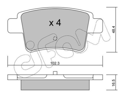 Автозапчасть CIFAM 822-801-0