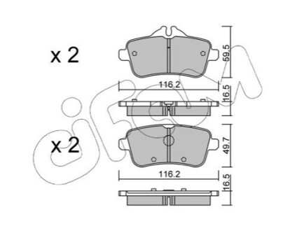 Автозапчастина CIFAM 822-968-3