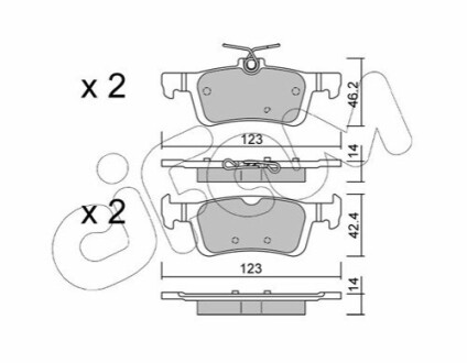 Автозапчасть CIFAM 822-986-1