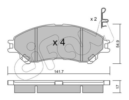 Автозапчасть CIFAM 822-996-0