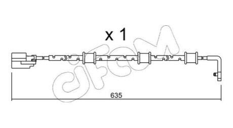 Датчик гальм. колод. XJ, XF 09- CIFAM SU323
