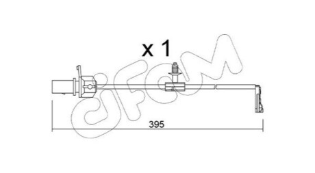 Датчик гальм колодок A4 16- CIFAM SU346