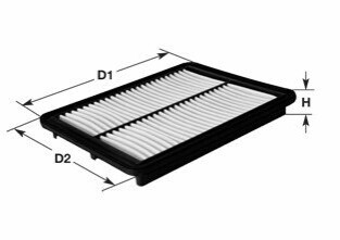 Фільтр повітря HYUNDAI AP122/1 i10 1.0,1.2 13- CLEAN FILTERS MA3258 (фото 1)