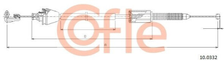 Тросик газу COFLE 10.0332