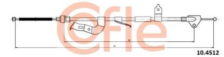 Трос, стояночная тормозная система COFLE 10.4512