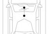 Трос ручного гальма зад. Ford Escort/Orion 5/91- 3273/1311+1400 COFLE 10.5352 (фото 2)