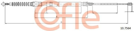 КАБЕЛЬ H-CA PR AUDI TT 06- COFLE 107564