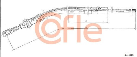 Автозапчасть COFLE 11.384