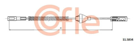 Трос COFLE 115834