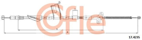 Трос стояночного гальма COFLE 17.4235