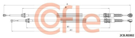 Трос перемикання передач RENAULT COFLE 2CBRE002