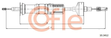 Автозапчастина COFLE 92.10.3412 (фото 1)