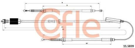 Автозапчастина COFLE 92.11.5839