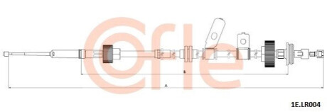 LINKA HAMULCA RĘCZNEGO LAND ROVER COFLE 921ELR004