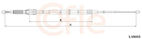 Linka ham.r. VW JETTA 11- DISC COFLE 921VK019