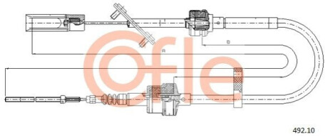 LINKA SPRZEGLA COF 492.10 COFLE 9249210 (фото 1)