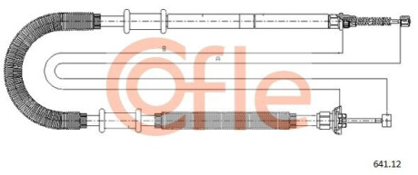 Автозапчасть COFLE 92.641.12