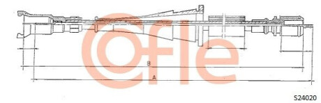 LINKA - TACHOMETR COF S24020 COFLE 92S24020