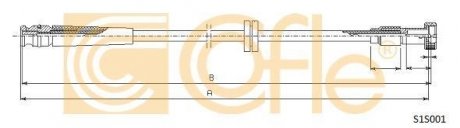 Трос спідометра COFLE S1S001 (фото 1)