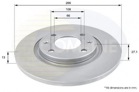 Гальмівний диск Comline ADC1521 (фото 1)