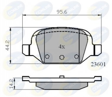 Автозапчастина Comline CBP01026