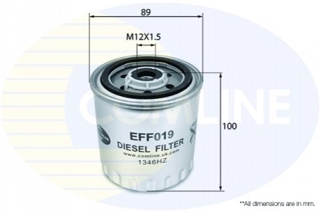 Фильтр топливный в сборе Comline EFF019