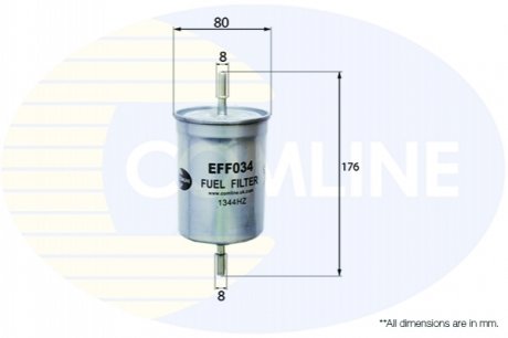 Паливний фільтр - (3D0201511A / 1JO201511A / 1J0201511A) Comline EFF034