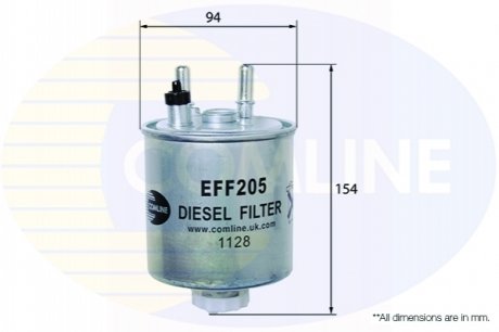 Топливный фильтр - (8200638748) Comline EFF205
