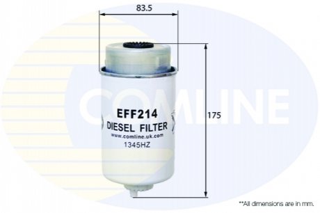 Топливный фильтр - (4537951 / 3C119176AB / 3C119176AA) Comline EFF214