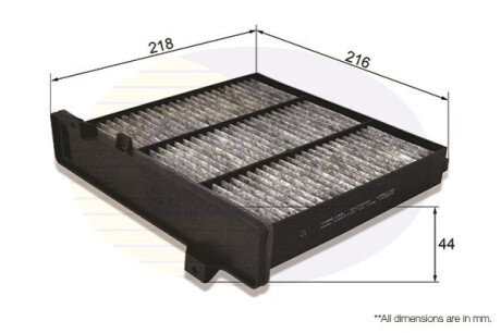 Фильтр воздушный кондиционера (салона) Comline EKF395A