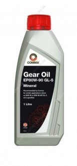 Трансмиссионное масло GEAR OIL EP 8090 GL5 1л - COMMA GEAROILEP8090GL51L (фото 1)
